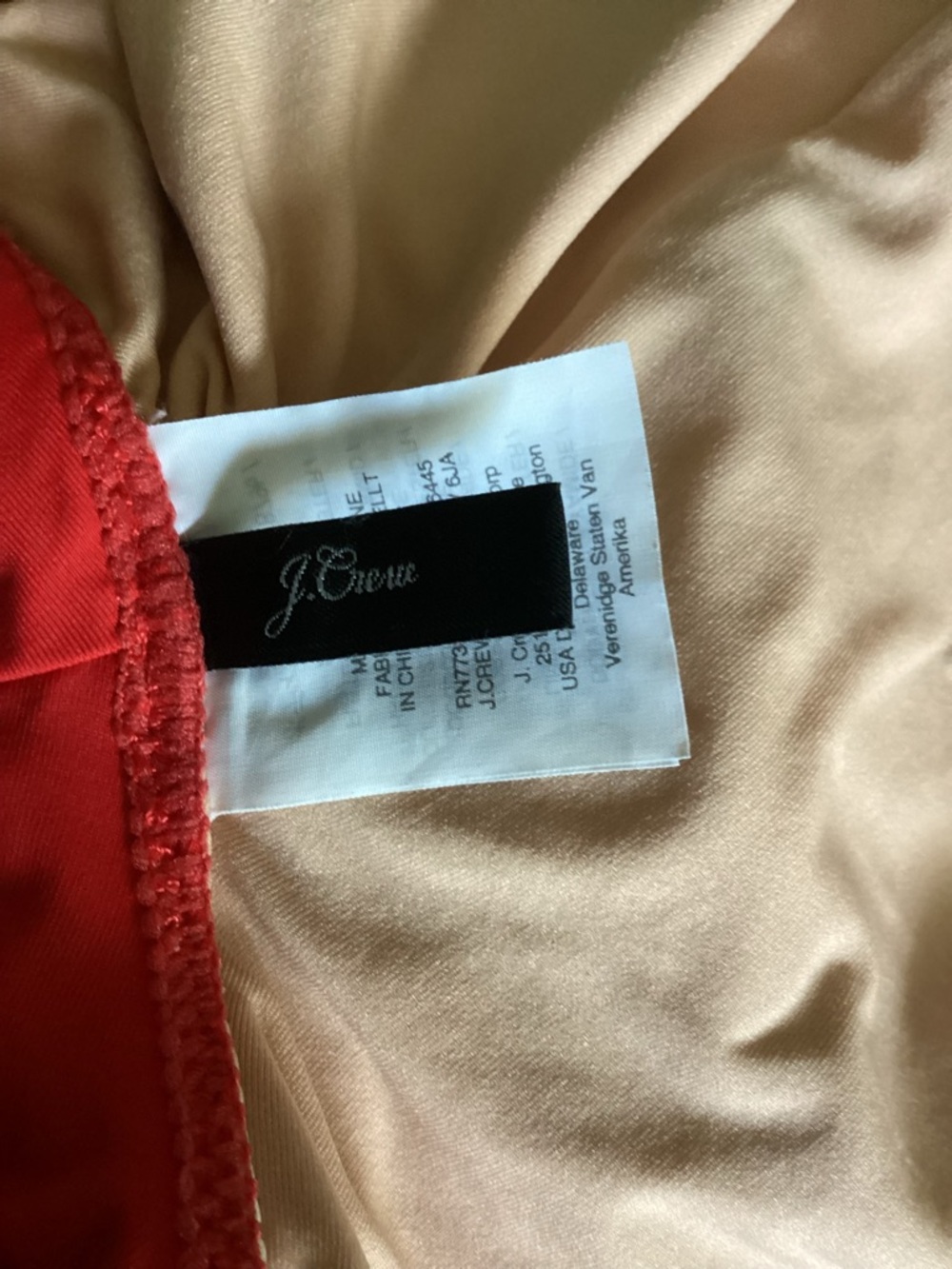 J. Crew Ruffle Scoopback Swimsuit Size 2 One Piece Red EUC - Picture 11 of 13